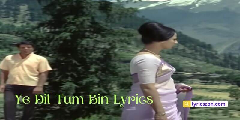 Ye Dil Tum Bin Lyrics